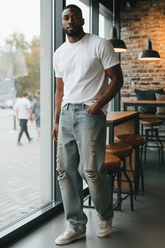 Jeans n° 62 - bleu délavé