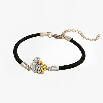 Kalie - Bracelet Cordon avec Icône de Chien