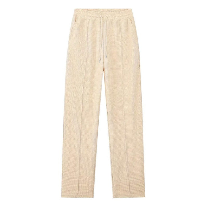 Demario - sweat en maille gaufrée et pantalon droit