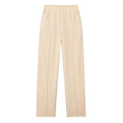 Demario - sweat en maille gaufrée et pantalon droit