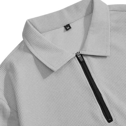 Demario - sweat en maille gaufrée et pantalon droit